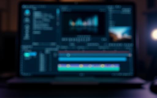 Screenshot or graphic representing video editing software interface.