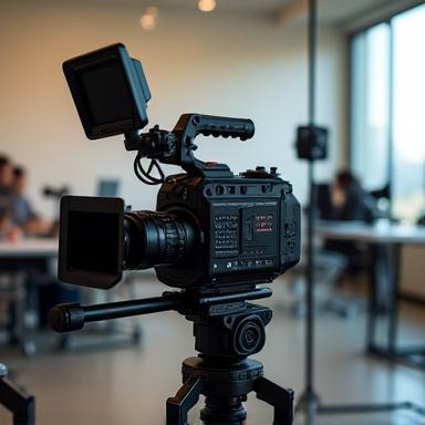 Camera setup on location.